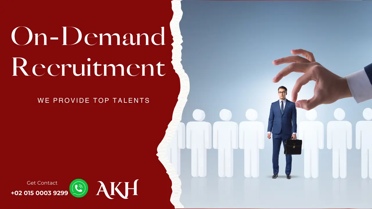 Recruitment on demand service to provide the right talents for companies across the Arab world
