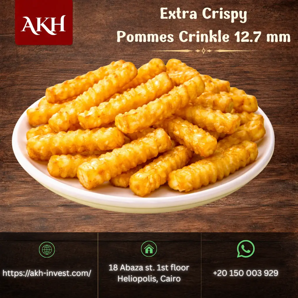 Extra Crispy Pommes Crinkle 12 7 mm