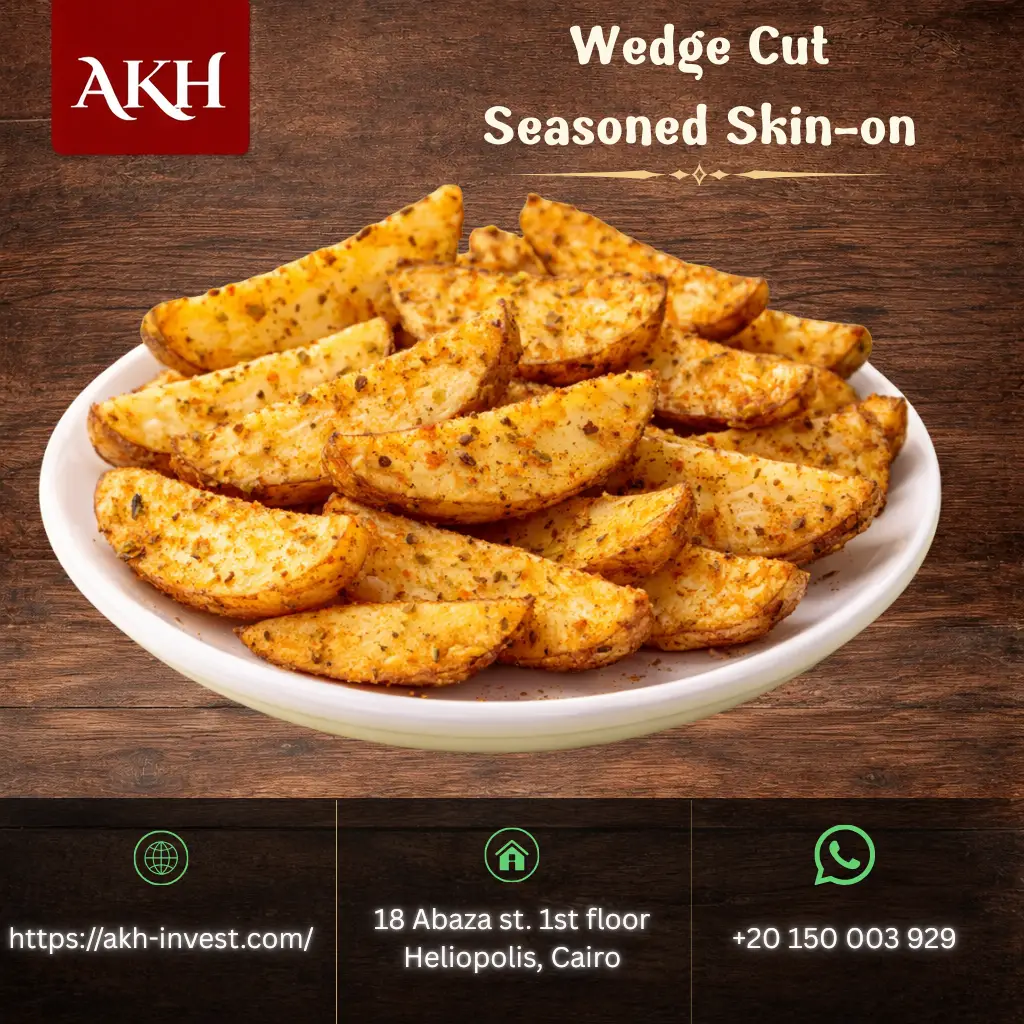 Wedge Cut Seasoned Skin on